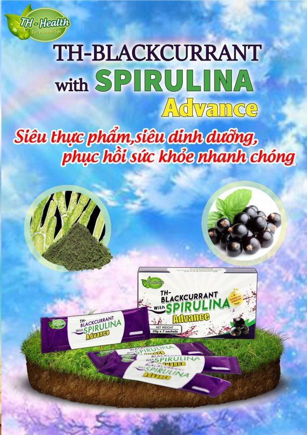 Thực phẩm bảo vệ sức khỏe TH-Blackcurrant with Spirulina Advance TPBVSK05