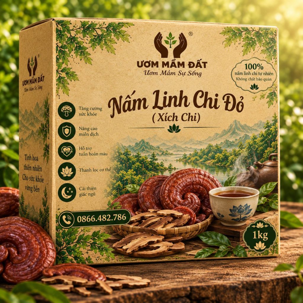 Nấm Linh Chi Đỏ